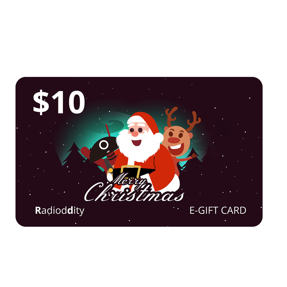 Radioddity Digital Gift Card - Perfect for Walkie Talkies, Ham Radios & Communication Enthusiasts | Great for Birthdays, Holidays & Special Occasions