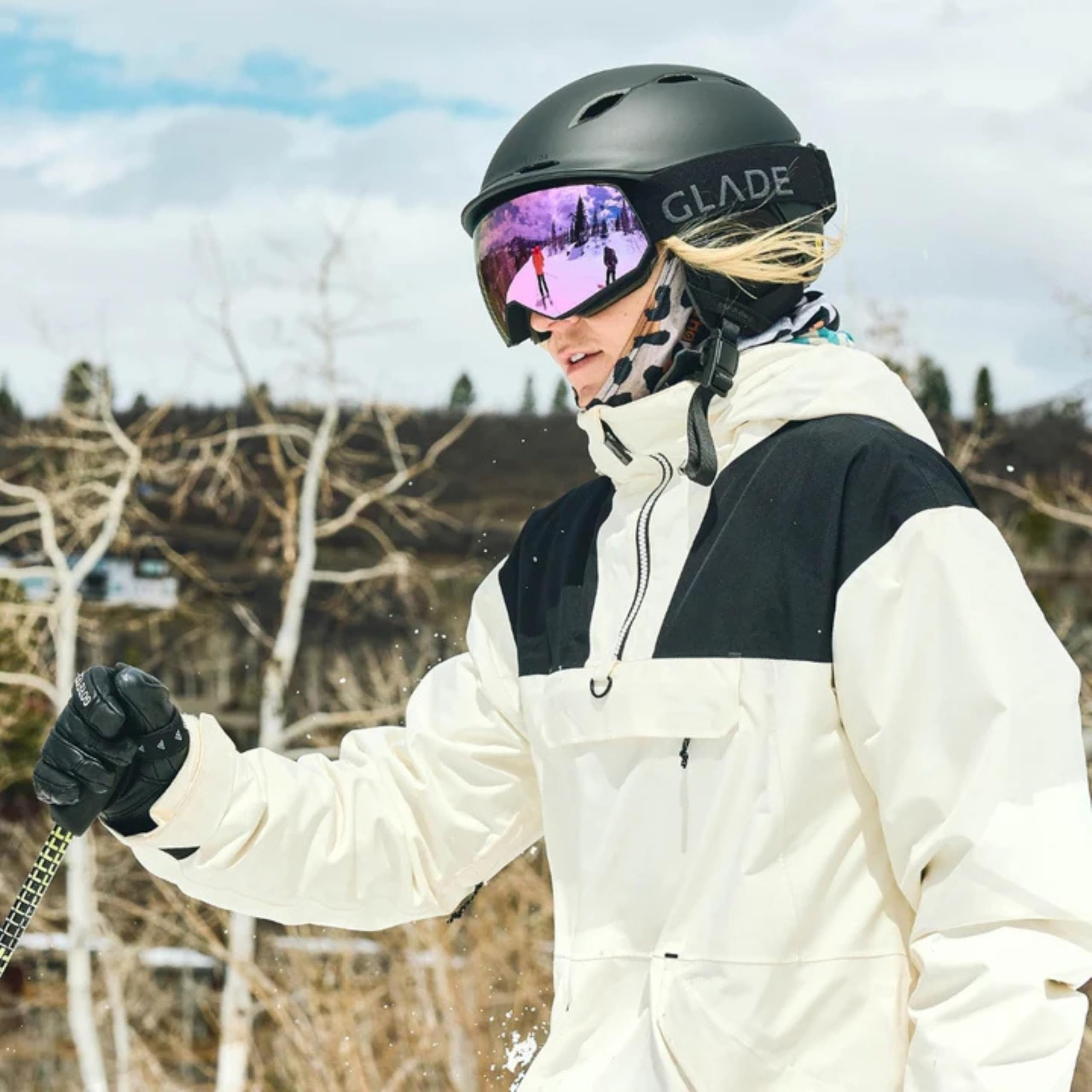 Fathom+ Ski Goggles with Photochromic Toric Lens - Anti-Fog, UV400 Protection for Men & Women - Perfect for Snowboarding, Skiing & Winter Sports