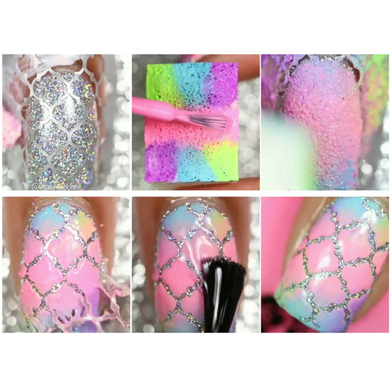 EXCLUZO Professional Nail Art Kit - 12-Piece Nail Brushes Set with Nail Stickers, Dotting Pens, Pick Up Tweezers & Essential DIY Tools for Beginners | Perfect for Home Manicures, Salon Nail Designs & Gift Giving
