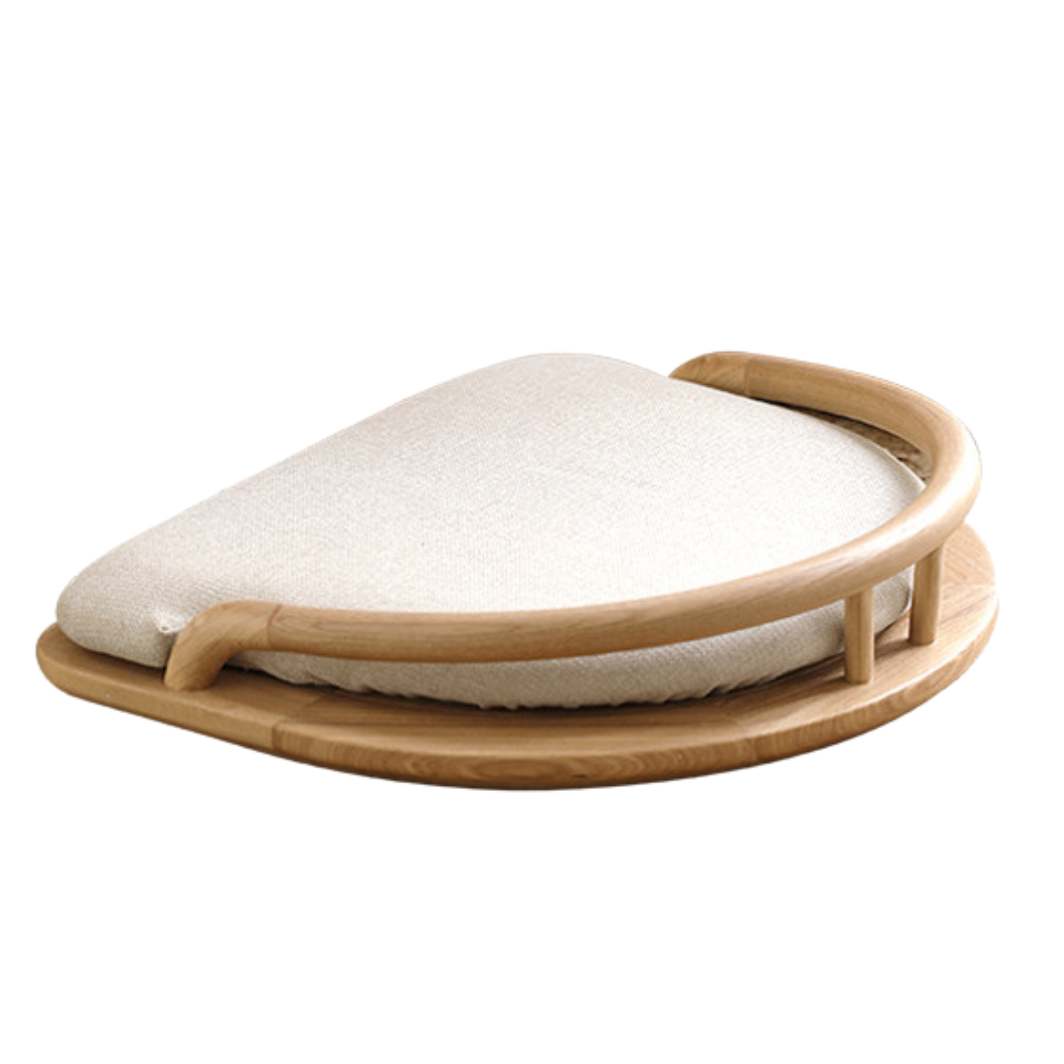 23.2x20x6.6 inch / 59x51.5x17.5cm / Natural wood color  / Ash tea chair guest chair
