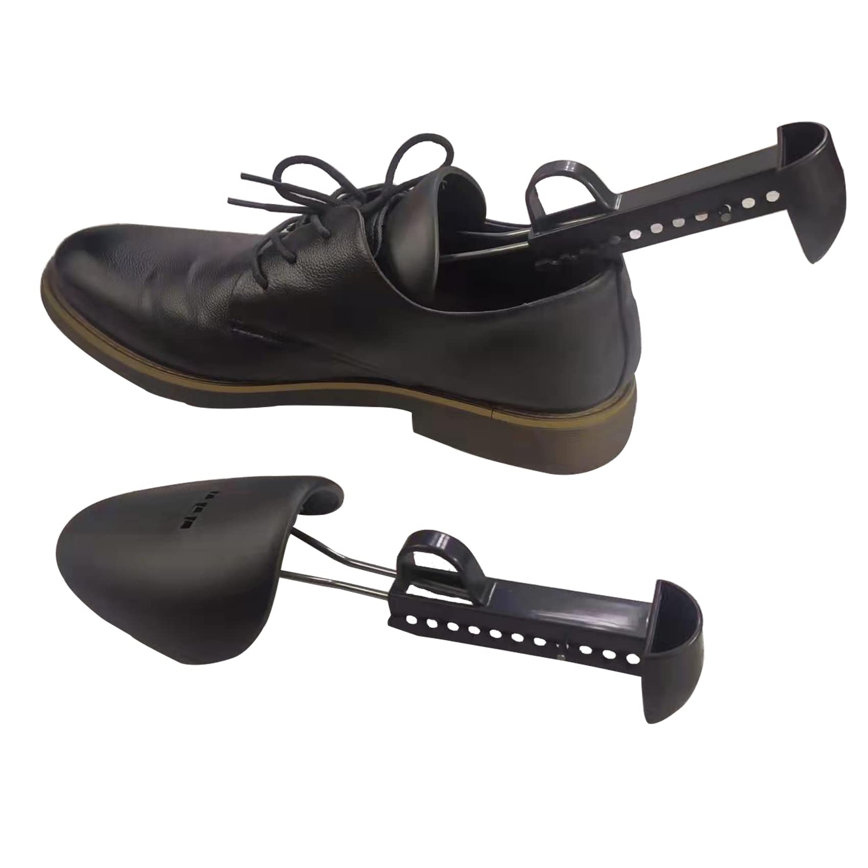 Premium Plastic Shoe Trees for Men - Sneaker & Boot Stretcher & Shaper - Keep Shoes Fresh & Maintain Shape - Perfect for Storage, Travel & Daily Use