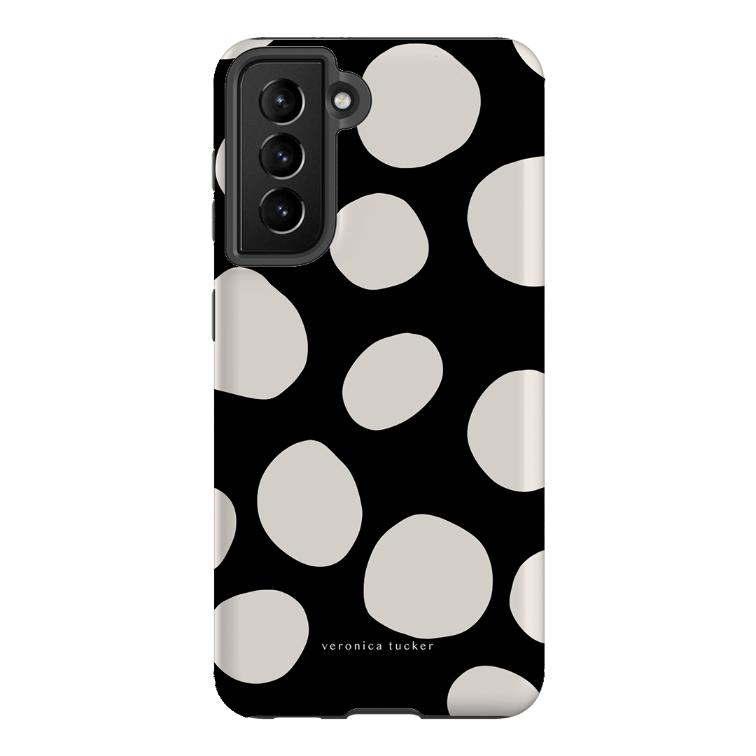 Premium Pebbles Noir Phone Case - Slim Protective Cover for iPhone & Samsung - Perfect for Everyday Use, Travel & Outdoor Activities
