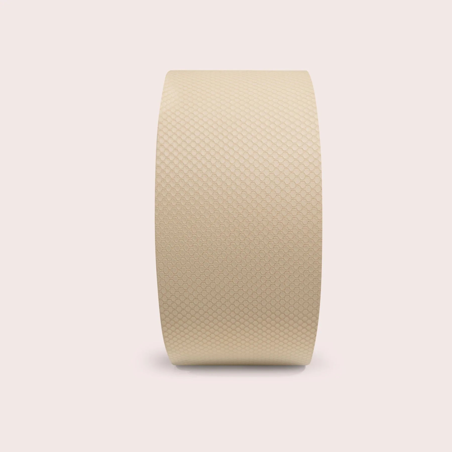 BAHE Yoga Wheel for Back Stretching & Flexibility - 28x12cm Regular Size in Dusty Beige | Perfect for Yoga, Pilates, Back Pain Relief & Home Workouts