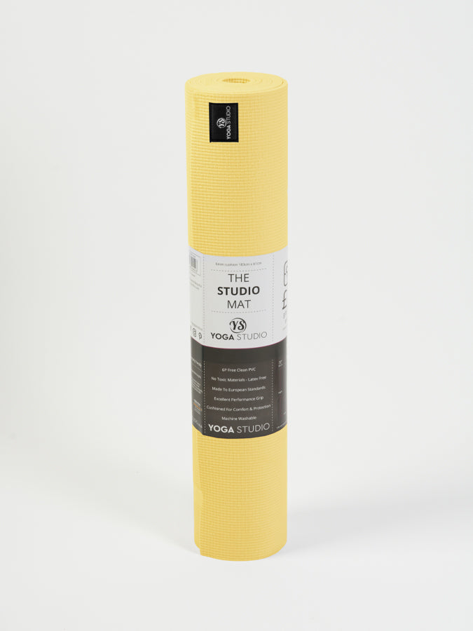Premium Non-Slip 6mm Thick Yoga Mat for Hot Yoga & Home Workouts - Eco-Friendly TPE Exercise Mat with Carrying Strap - Ideal for Pilates, Gym & Studio Practice
