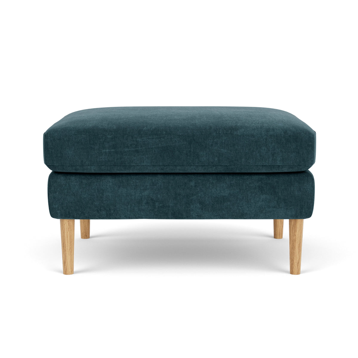 Astha Fabric Ottoman Stool - Soft Round Storage Pouf with Removable Cover for Living Room, Bedroom & Nursery - Perfect for Extra Seating & Home Decor