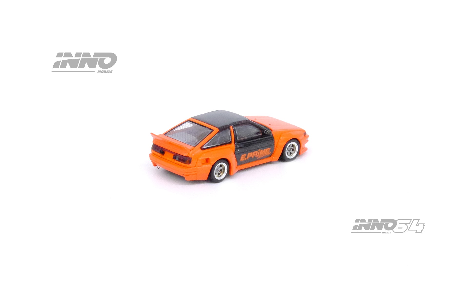 INNO64 1/64 Scale Toyota Corolla Trueno AE86 Pandem Rocket Bunny E. Prime Racing Diecast Model Car - Perfect for Collectors, Display & Drift Racing Enthusiasts
