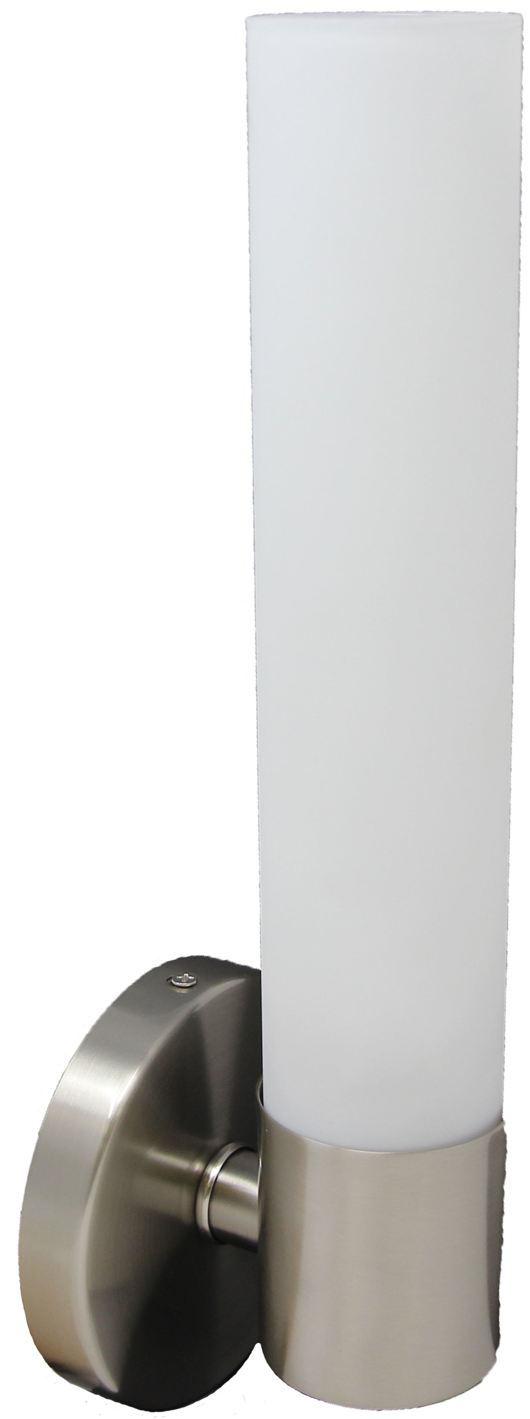 Enzo One Light Wall Sconce Lamp with Frosted Glass Shade - 4 Finishes (Hardwired) - Perfect for Bedroom, Living Room & Hallway Lighting