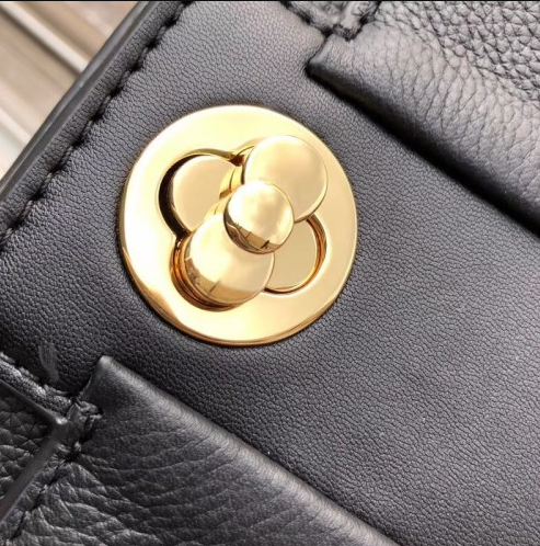 LV Astrid Veau Nuage Leather Noir Handbag - Luxury Designer Crossbody Bag for Women | Perfect for Work, Travel & Evening Events
