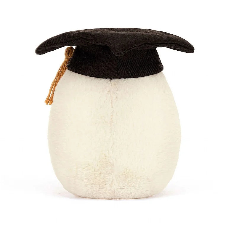 Jellycat Amuseables Boiled Egg Plush Toy - Cute Graduation Gift for Kids & Adults | Perfect for Home Decor, Party Favors, and Stress Relief