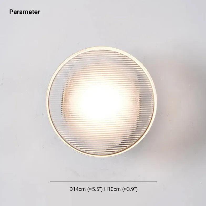 Modern White Frosted Glass Recessed Wall Light - Sleek LED Fixture for Bedroom, Living Room, Hallway & Staircase Lighting