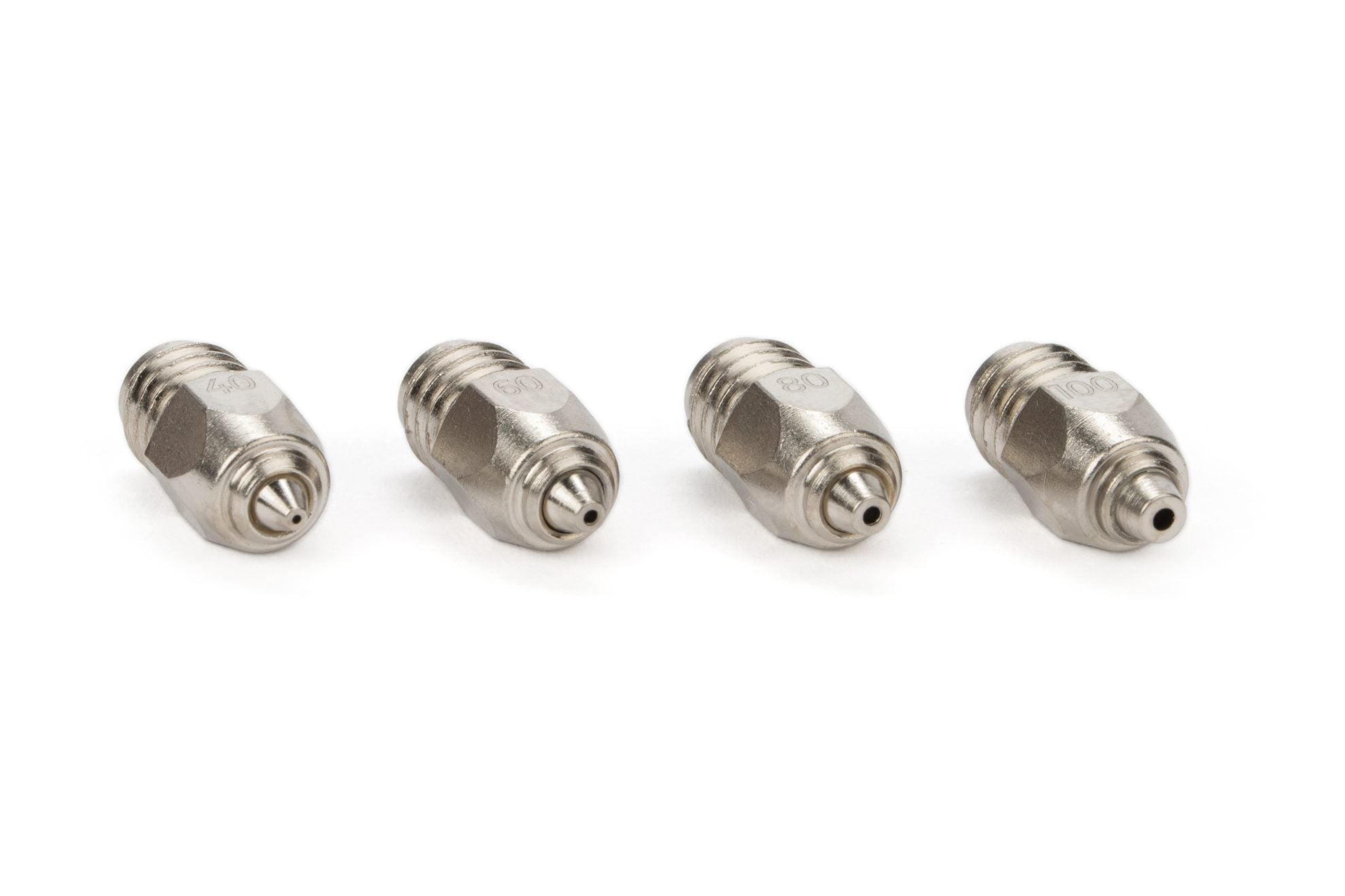 Bondtech 4x CHT BiMetal MK8 Coated Nozzle for 3D Printers - High Performance Nozzle for PLA, ABS, PETG Filaments - Perfect for Precision Printing and High-Temperature Applications