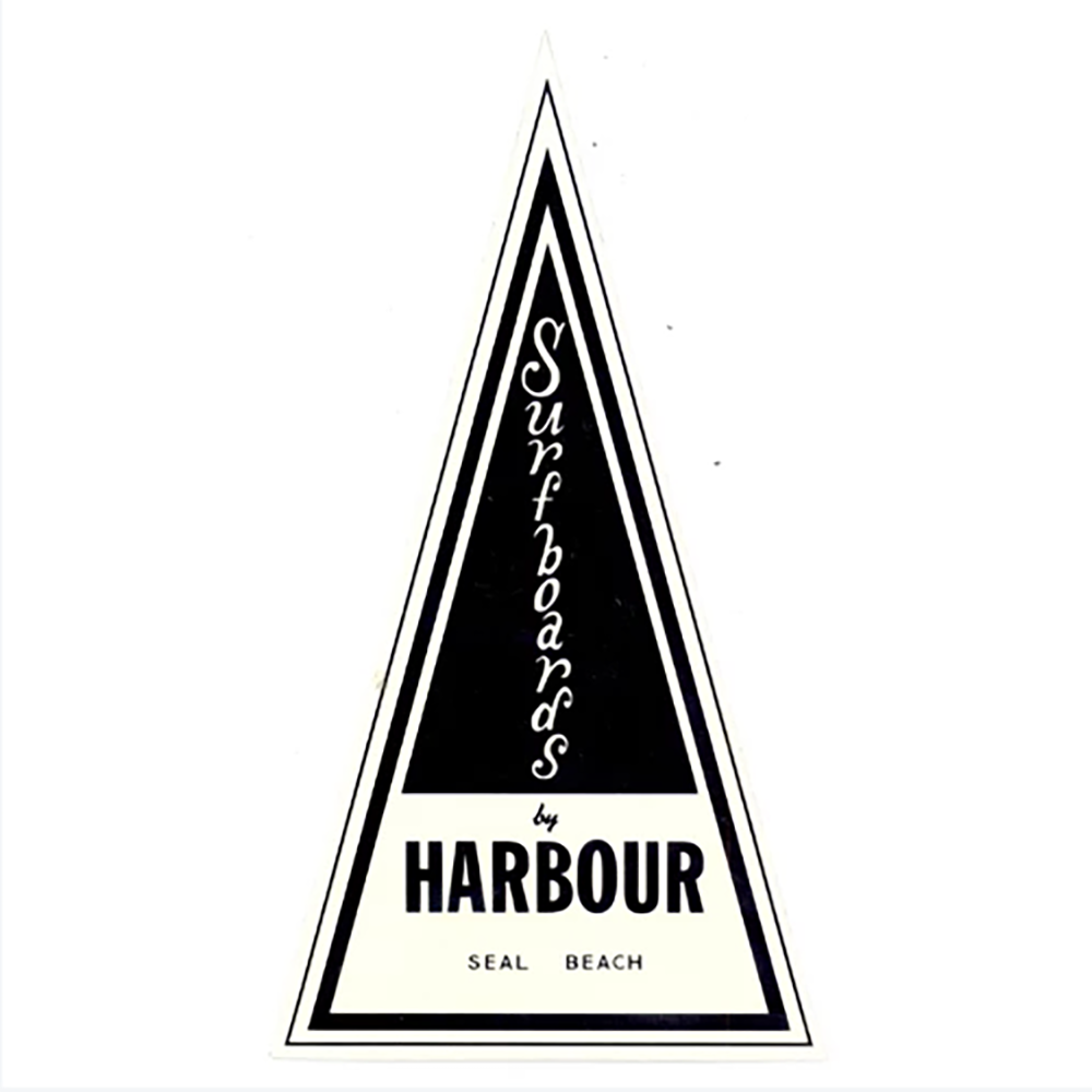 Harbour Surfboards Triangle Classic Sticker - Waterproof Vinyl Decal for Surfboards, Laptops, Cars & Windows - Perfect for Surfers, Beach Lovers & Outdoor Enthusiasts