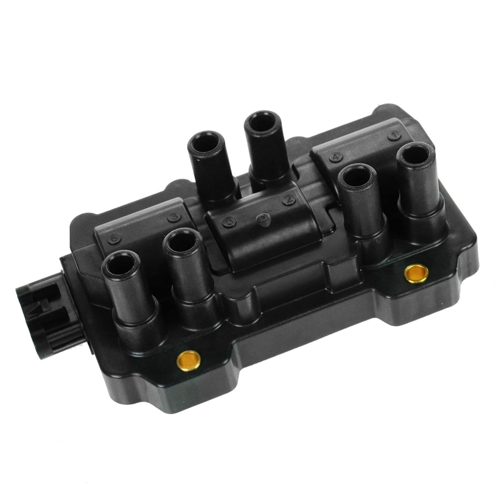 High Performance Engine Coil Pack & Spark Plug Wire Kit - Compatible with Buick Chevy Pontiac - Perfect for Engine Tune-Ups & Performance Upgrades