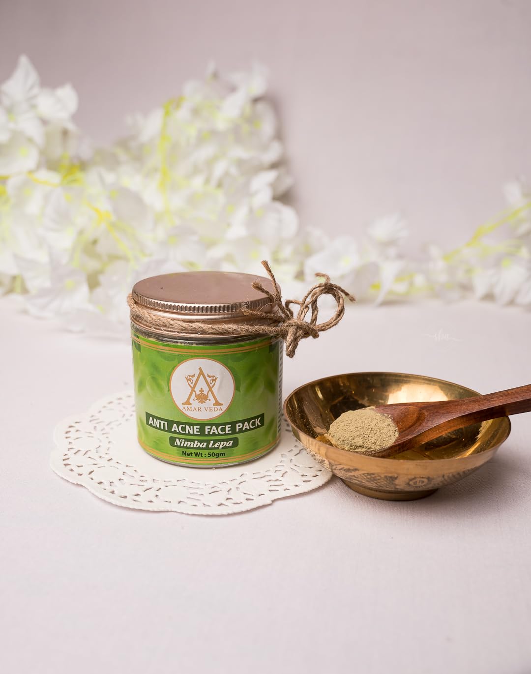 Best Anti Acne Face Pack for Clear Skin - Nimba Lepa Herbal Treatment (50g) | Natural Acne Solution for Oily & Sensitive Skin | Perfect for Daily Skincare Routine & Teen Acne Care