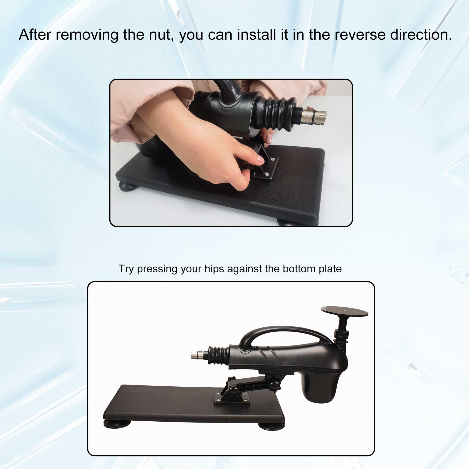 Powerful Thrusting Sex Machine for Men, Women & Couples - Adult Dildo Toy with 3 XLR Connector & Anal Attachment | Enhance Solo Play & Couples Intimacy