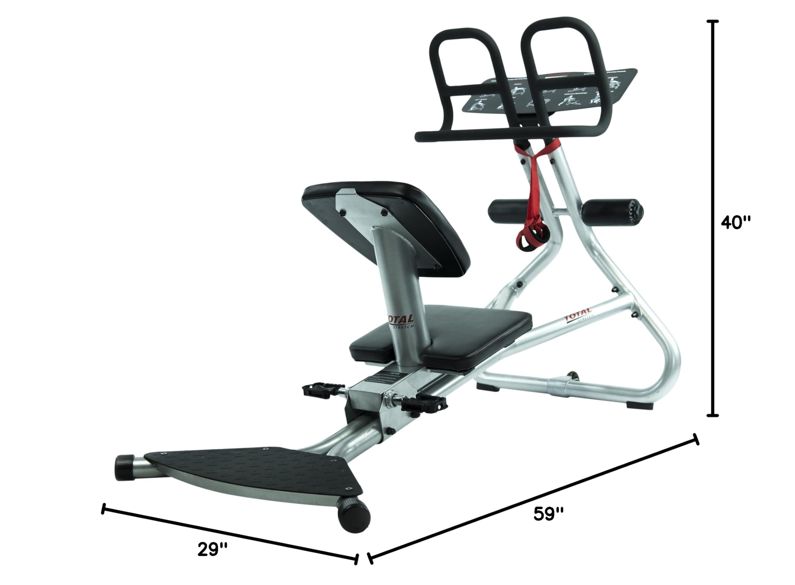 TotalStretch TS200 Commercial Body Stretching Machine - Professional Spinal Decompression & Flexibility Trainer for Home Gym, Chiropractic Clinics, and Physical Therapy