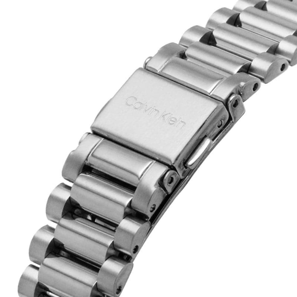 Calvin Klein 25200036 Silver Dial Stainless Steel Unisex Watch - Stylish & Durable for Everyday Wear, Office & Special Occasions
