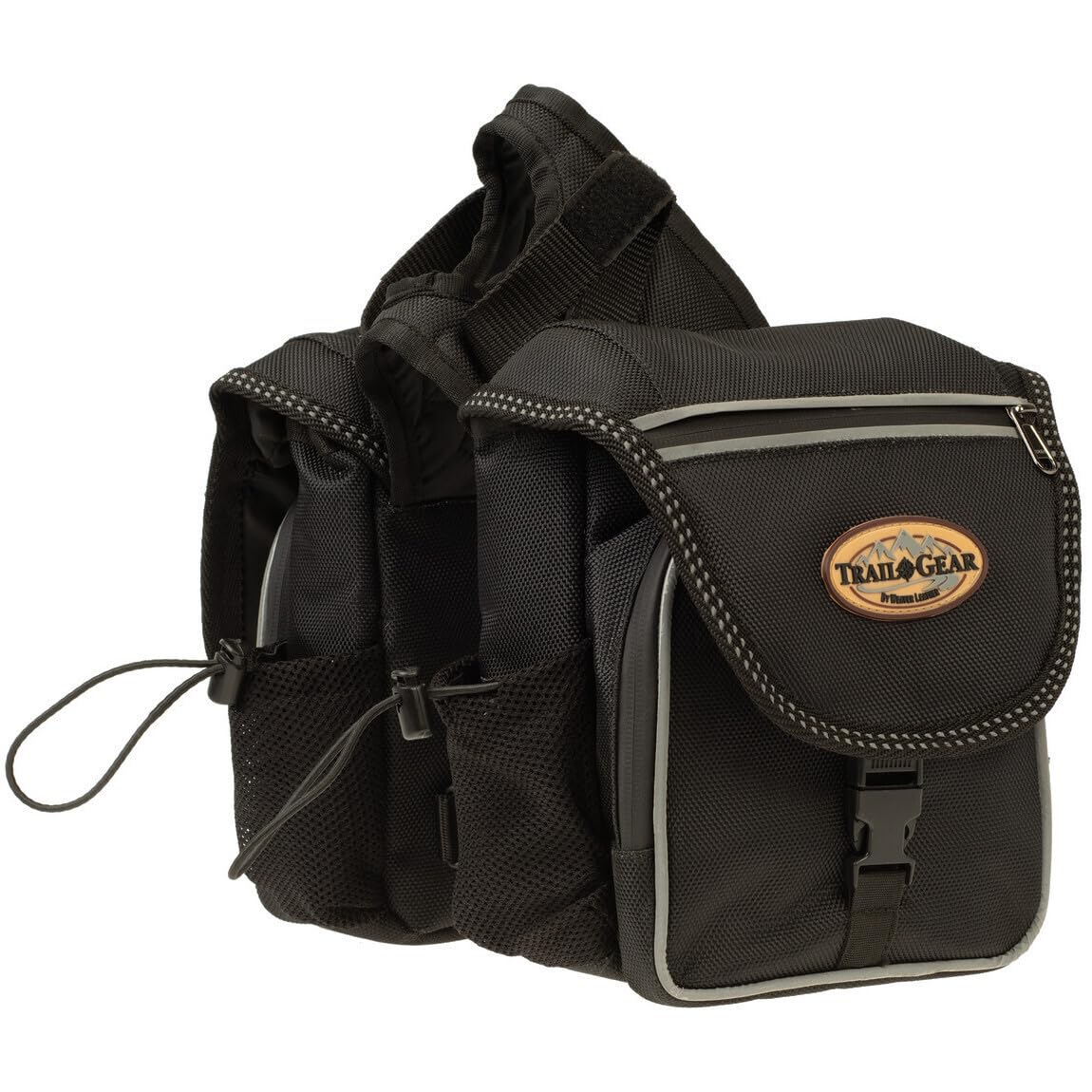 Weaver Trail Gear Pommel Bags Orange - Durable Horse Riding Saddle Bags for Trail Rides, Camping & Outdoor Adventures