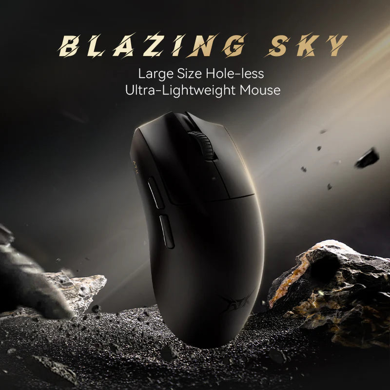 ATK Blazing Sky X1 Ultra Wireless Gaming Mouse - White - 8K Dongle Included - Ergonomic RGB Gaming Mouse for PC, Mac, Laptop - Perfect for FPS, MOBA, and Esports Gaming