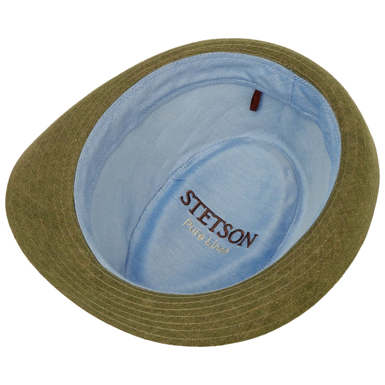Stetson Geneva Linen Trilby Hat for Men - Classic Summer Fedora with Brim - Perfect for Outdoor Events, Weddings & Beach Vacations