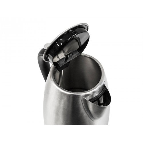 1.7L Stainless Steel Electric Kettle - Fast Boiling, Auto Shut-Off & Boil-Dry Protection - Perfect for Home, Office, Dorm & Travel Use