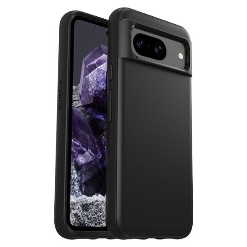 OtterBox Symmetry Series Protective Case for Google Pixel 8 - Slim & Durable Phone Cover - Shockproof & Drop Protection - Black - Perfect for Work, Travel & Outdoor Activities