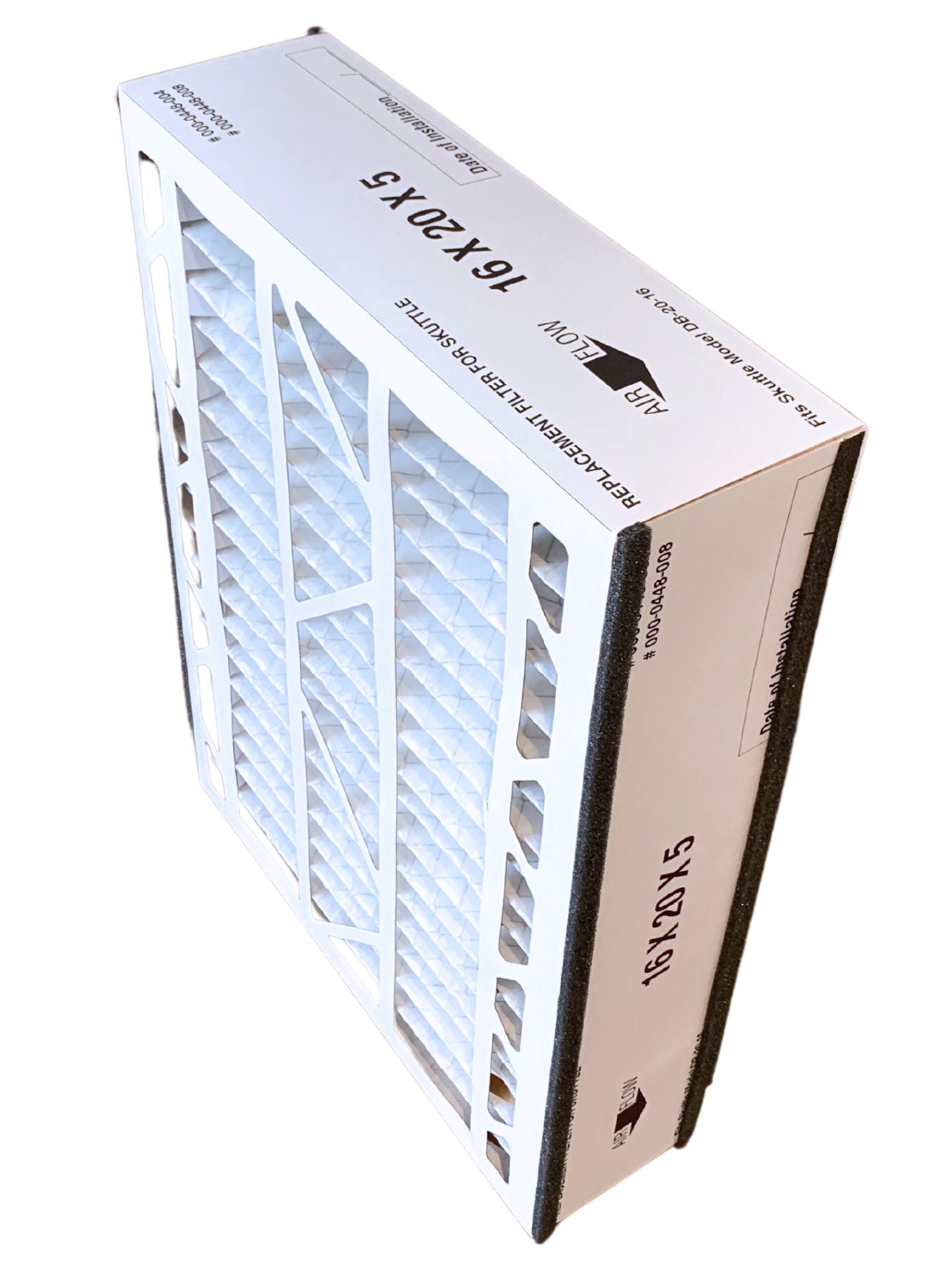 Skuttle 000 0448 004 20x16x5 MERV 8 Furnace Air Filter - 2 Pack | Compatible with Atomic | Perfect for Home HVAC Systems & Air Purifiers