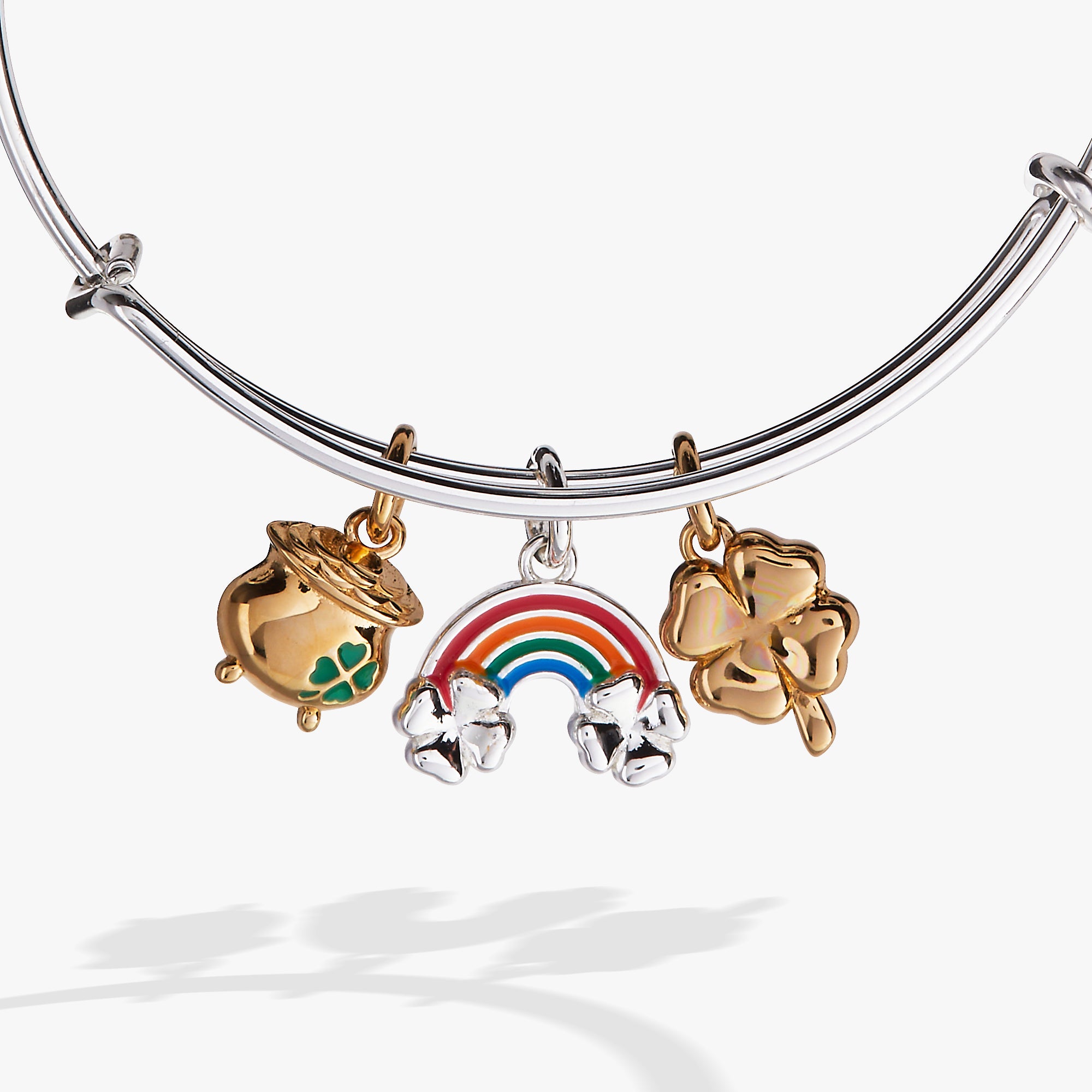 End of the Rainbow Multi Charm Bangle - Stylish Adjustable Bracelet for Women | Perfect for Everyday Wear, Gifts & Special Occasions