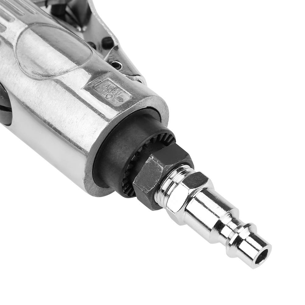 Low Noise Air Angle Die Grinder - High Speed Pneumatic Hand-Held Tool with 3mm Chuck for Metalworking, Mold Making & DIY Projects - Lightweight & Compact Design (AT-7032K) - Perfect for Automotive Repair, Metal Polishing & Precision Grinding Tasks