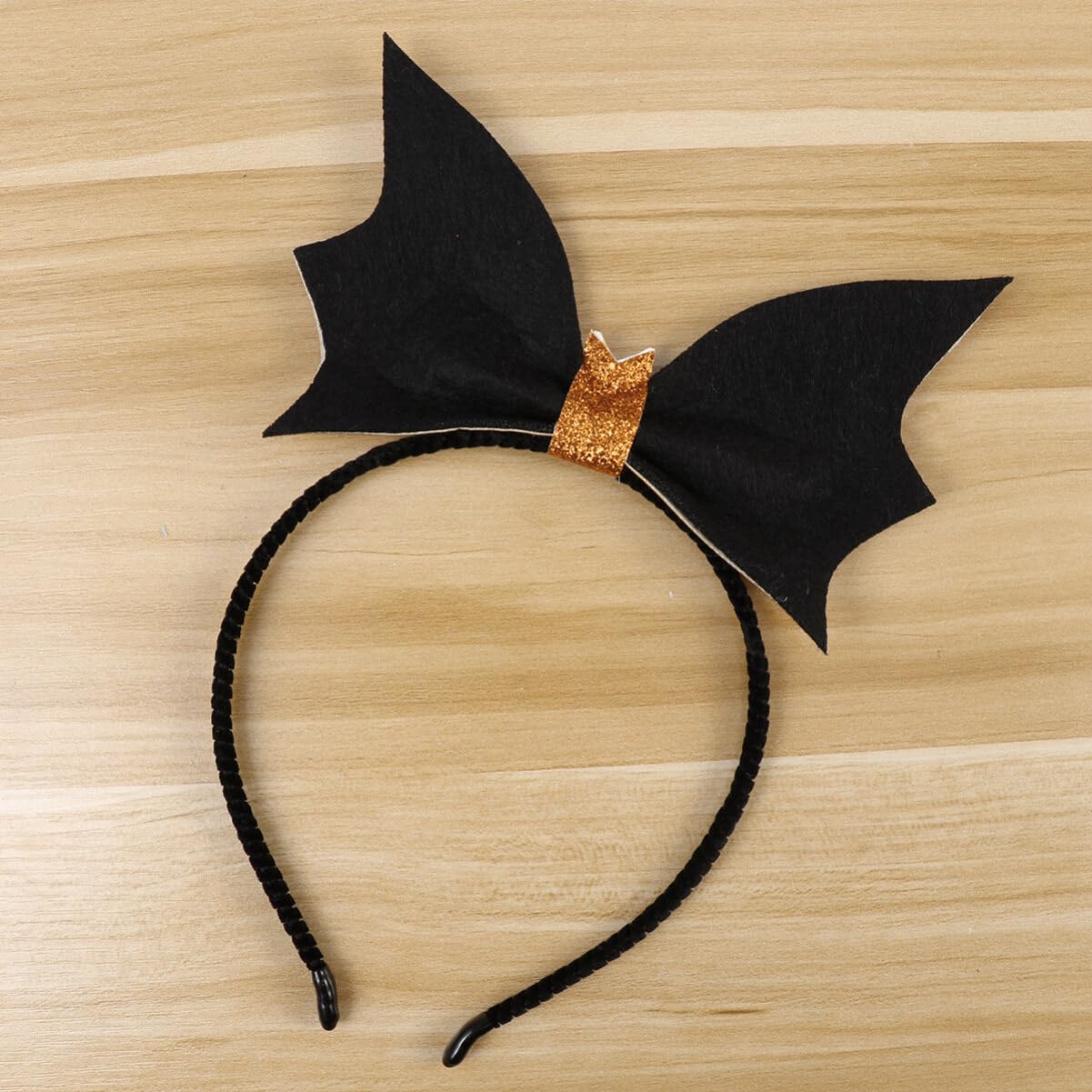 Black Bat Wing Headbands for Women - Halloween Hair Accessories with Bat Ears, Lovely Hair Hoops for Costume Parties, Cosplay & Pumpkin Festivals