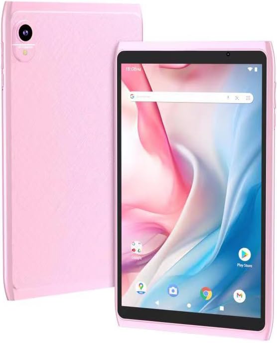 ZZB CP81 10.1 Inch Android Tablet (Pink) - Fast Quad-Core Processor, 64GB Storage, HD IPS Display - Perfect for Online Learning, Entertainment & Work
