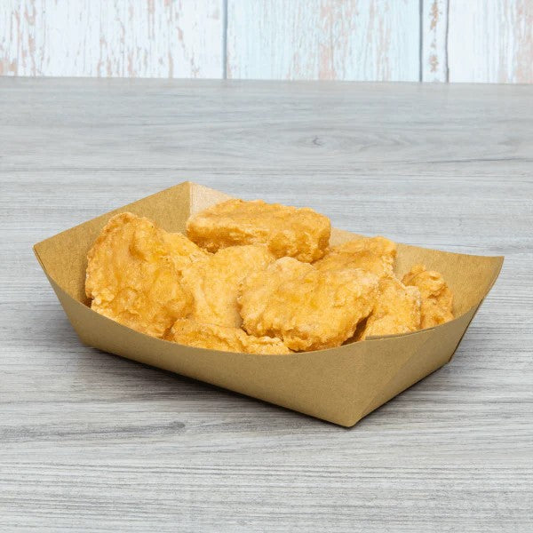 Eco-Friendly Kraft Food Trays (2 Lb Capacity) | 250 Count Bulk Pack | Perfect for Restaurants, Catering & Takeout Services