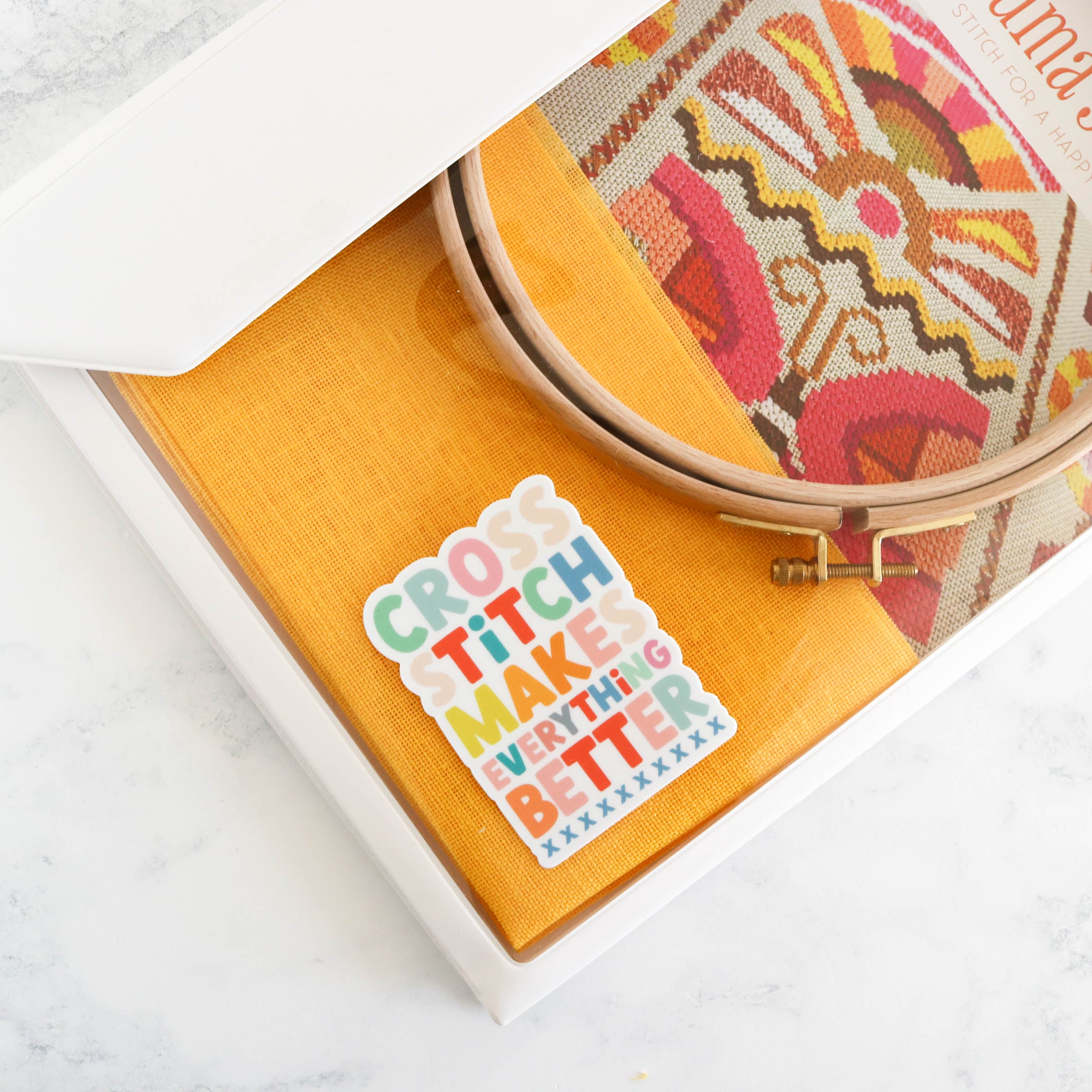 Stitchy Stickers - Premium Cross Stitch Stickers for DIY Crafts, Scrapbooking & Home Decor | Perfect for Journals, Planners & Gift Wrapping