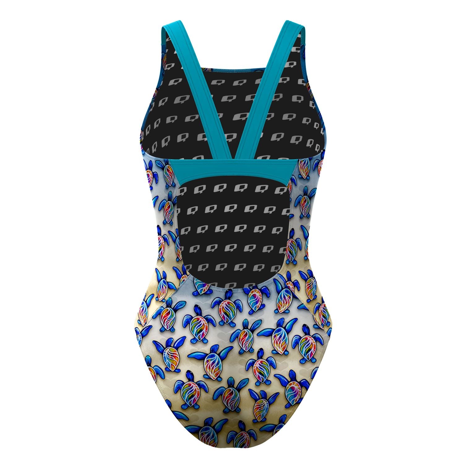 Turtle Trot Classic Strap Swimsuit for Women - Comfortable One Piece Bathing Suit with Adjustable Straps | Perfect for Beach, Pool, Vacation & Summer Activities