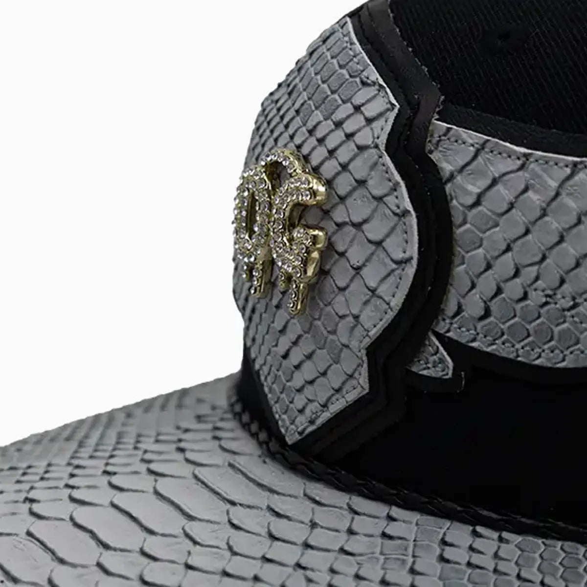 Breyer's Buck 50 OG Wool Hat with Faux Snake Skin Visor - Stylish Winter Beanie for Outdoor Adventures & Urban Fashion