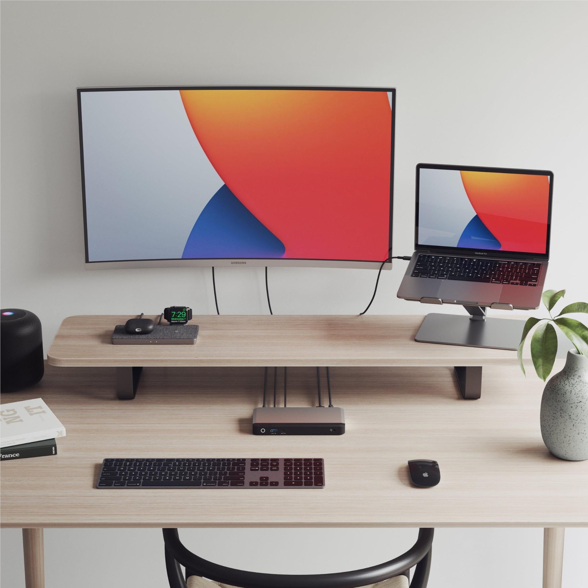 Alogic USB C Dual 4K Docking Station with 65W Power Delivery - 12-in-1 Laptop Dock for MacBook Pro/Air, Windows PC - HDMI, Ethernet, USB Ports - Perfect for Home Office & Remote Work Setup