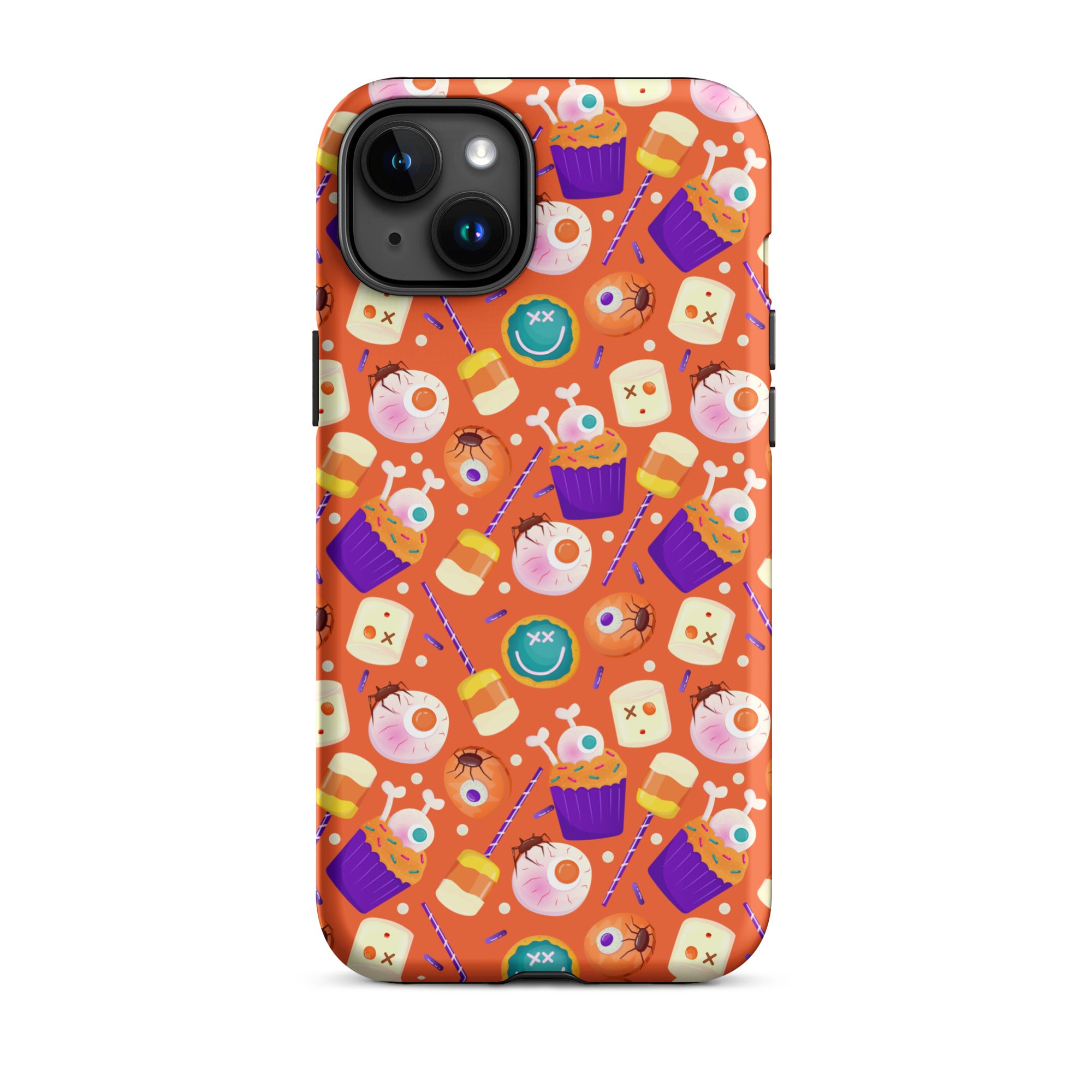 Halloween Trick or Treat Premium Shockproof iPhone Case - Cute Pumpkin Design for iPhone 14/13/12 Pro Max - Perfect for Halloween Parties, Costume Events & Spooky Decorations