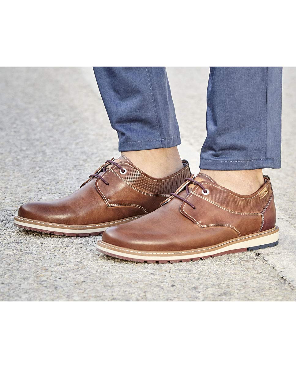 PIKOLINOS Men's Leather Loafers - Berna Style Comfortable Slip-On Shoes for Casual & Business Wear