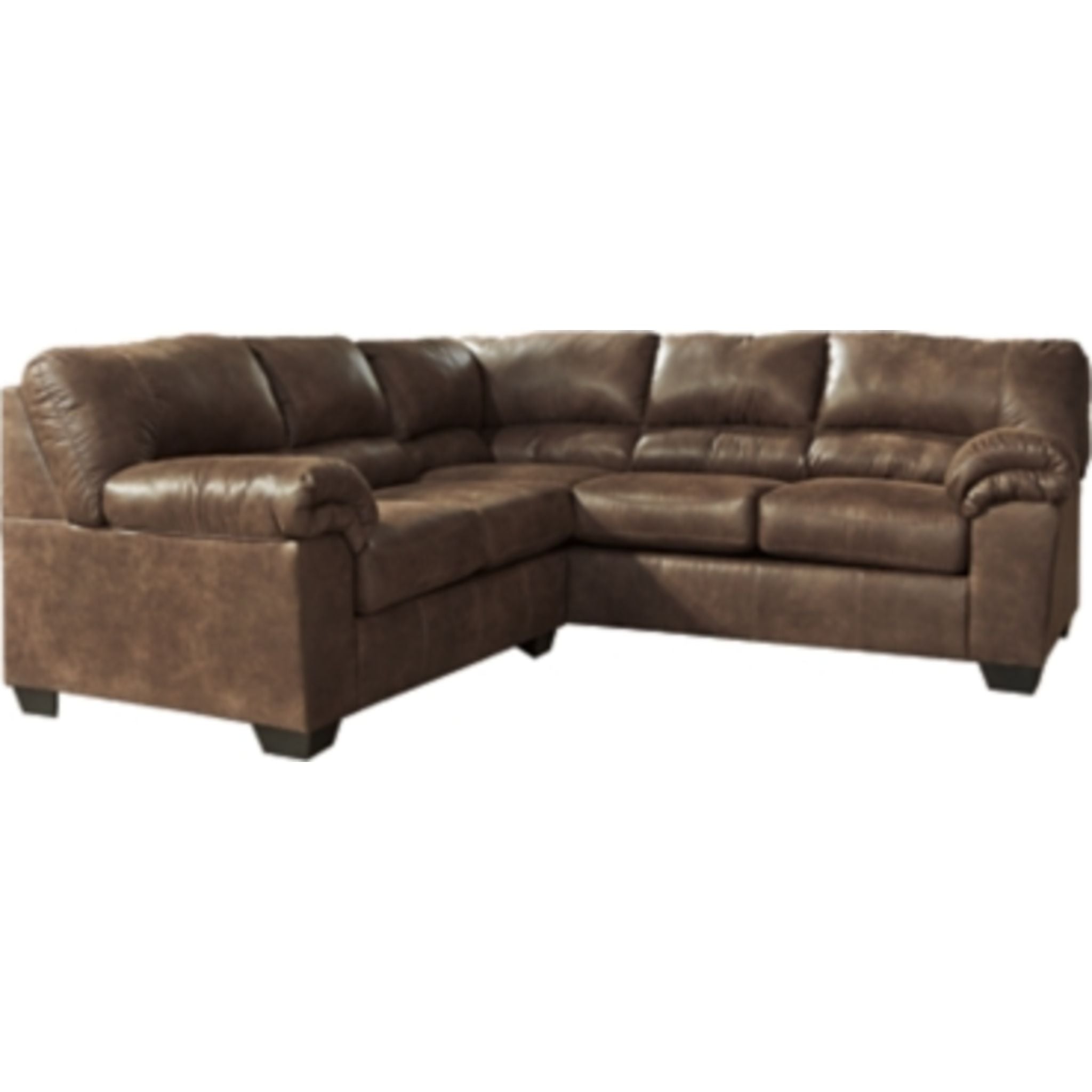 Bladen 2-Piece Sectional Sofa Set - Modern L-Shaped Couch for Living Room, Apartment & Small Spaces - Comfortable Fabric Upholstery with Sturdy Wooden Frame
