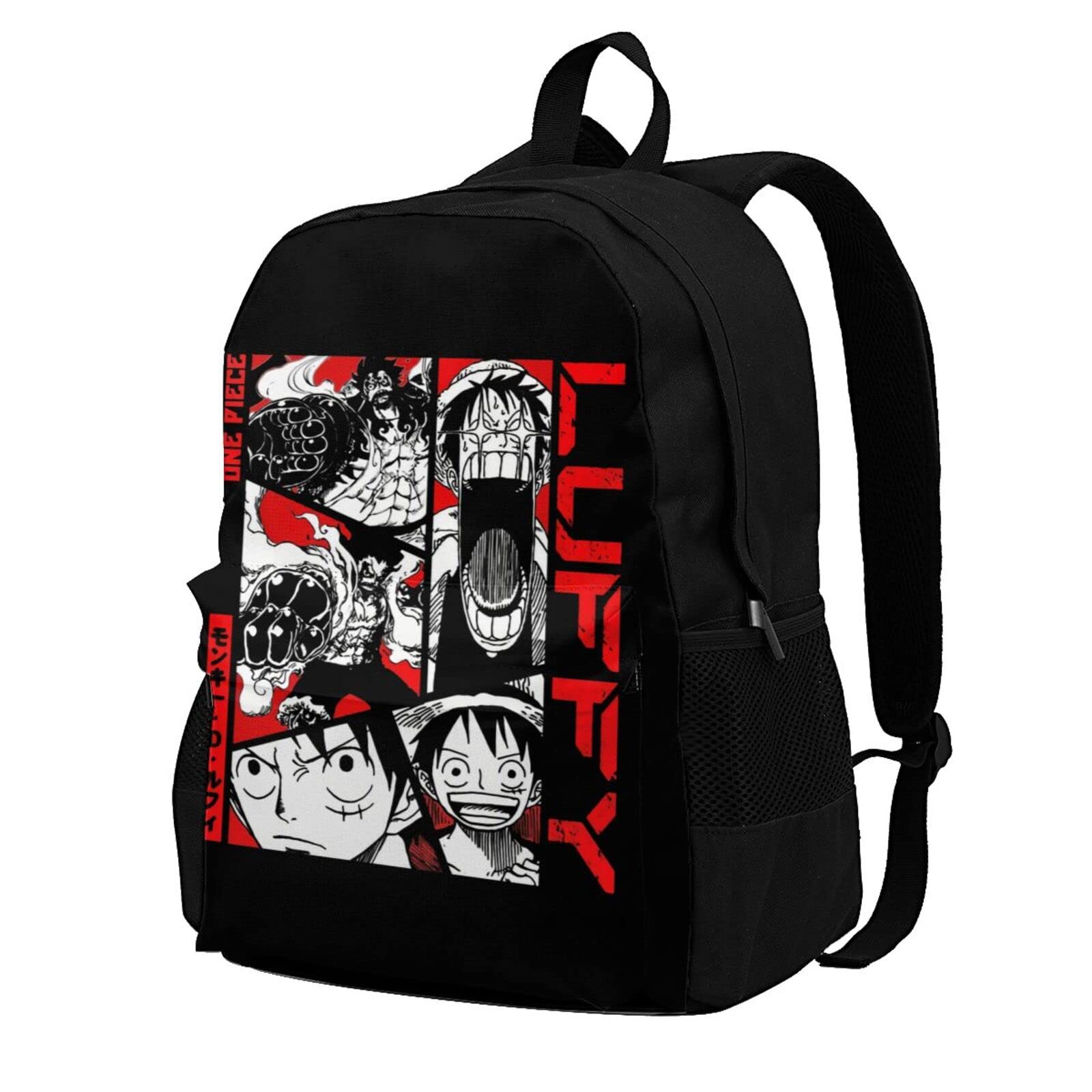 **One Piece Anime Monkey D. Luffy Unisex Backpack - Large Capacity Travel Laptop Bag for School, Work & Cosplay | Durable & Stylish for Fans & Daily Use**