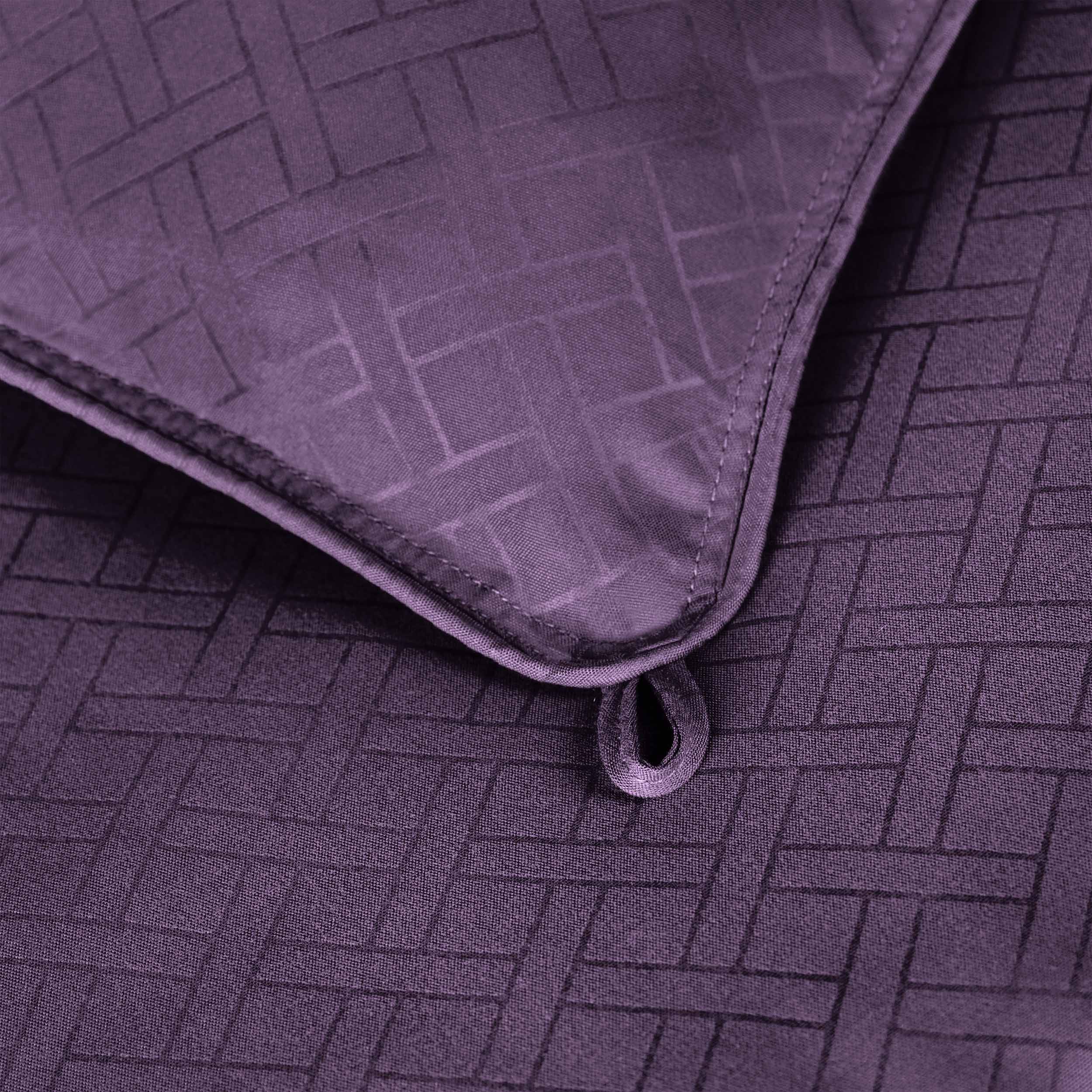 Luxury Basketweave Plush Down Alternative Comforter - Hypoallergenic & Breathable All-Season Bedding for Master Bedroom, Guest Room & Dorm