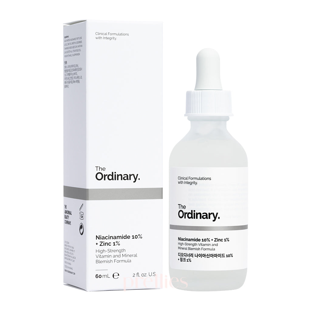 The Ordinary Niacinamide 10% + Zinc 1% Serum 60ml - Oil Control & Pore Minimizing Treatment for Clear Skin - Perfect for Daily Skincare Routine & Acne-Prone Skin
