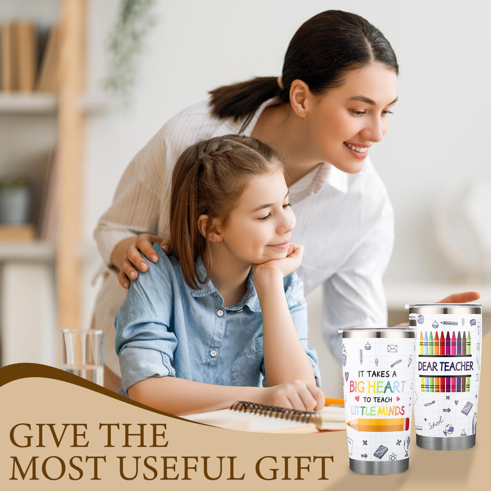 **20oz Insulated Tumbler for Teachers - Perfect Christmas, Appreciation, Retirement & Thank You Gift for Women Educators - Ideal for School, Office & Daily Use**