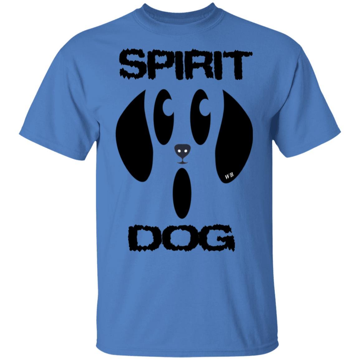 Spirit Dog Halloween Cotton T-Shirt | Funny Wine Lover Gift | Comfortable Ultra Soft Tee for Women | Perfect for Halloween Parties & Wine Nights