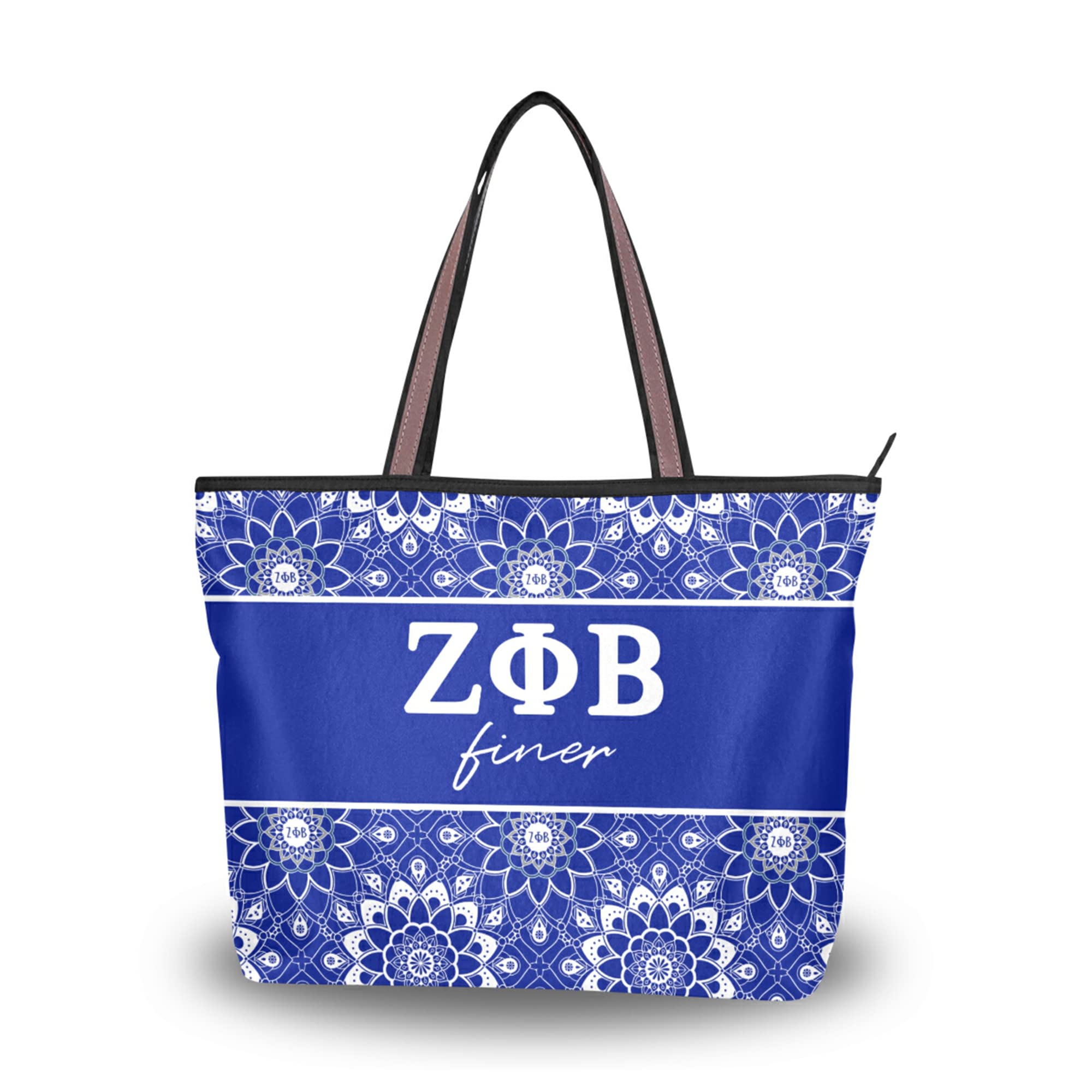 Official Zeta Phi Beta Sorority Tote Bag - Greek Organization Merchandise & Accessories - Perfect for College Events, Sisterhood Gatherings & Sorority Pride