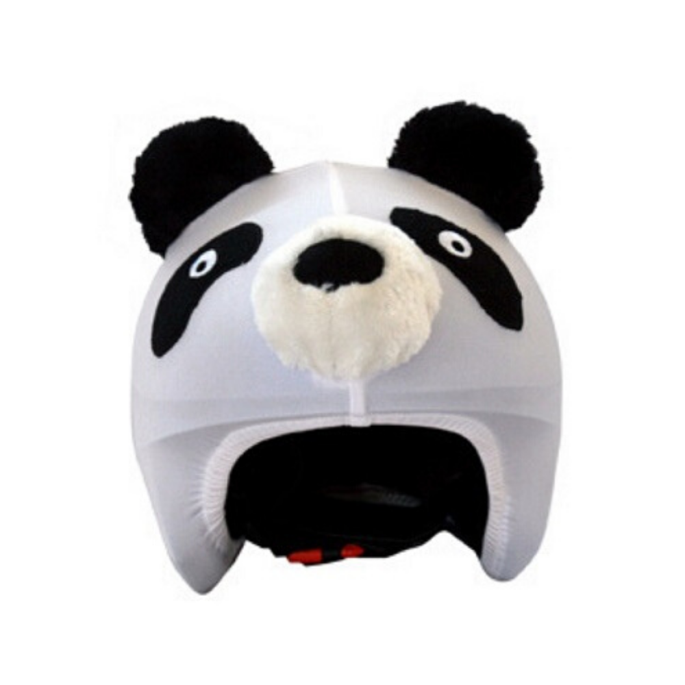 CoolCasc Panda Helmet Cover - Cute Animal Design for Bike, Motorcycle & Skateboard Helmets - Perfect for Kids & Adults Outdoor Sports & Cosplay