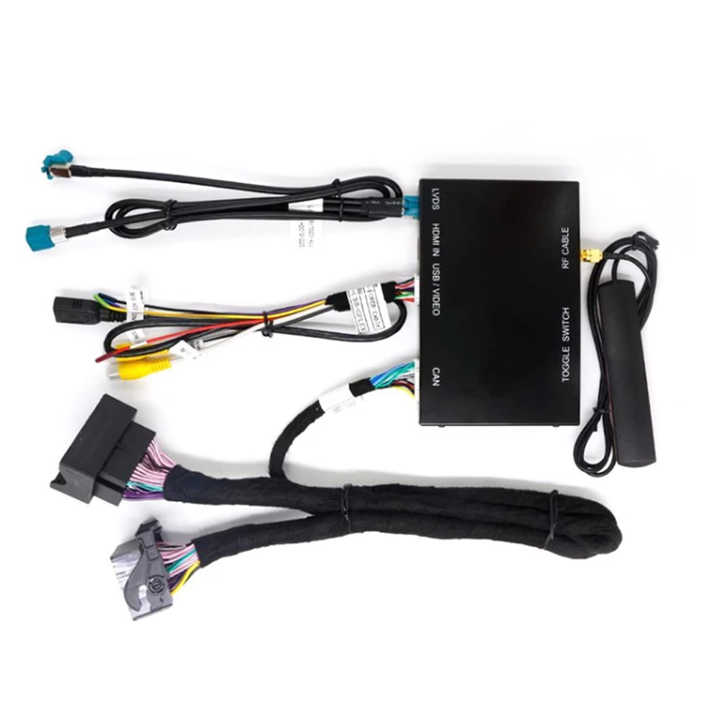 Road Top Wireless CarPlay & Android Auto Retrofit Kit for Audi A3 (2013-2018) - Plug & Play Decoder with Mirror Link, Backup Camera & Navigation - Perfect for Commuting, Road Trips & Hands-Free Driving