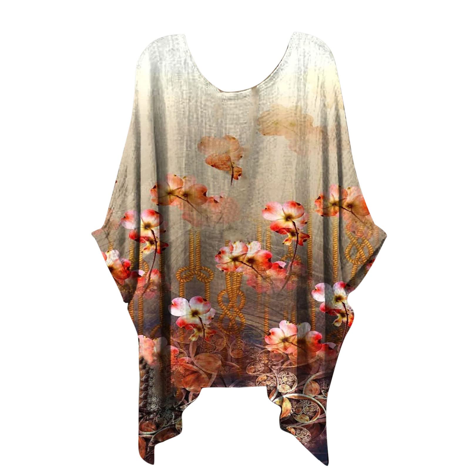 YunYoud Oversized T-Shirts for Women - Long Sleeve V-Neck Loose Fit Tee - Comfortable Workout & Casual Wear - Perfect for Gym, Yoga, and Everyday Outfits