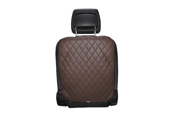 Premium Diamond Kick Mat - Non-Slip Car Floor Mat, Brown - Durable & Easy to Clean for SUVs, Trucks & Sedans - Perfect for Road Trips & Daily Commute