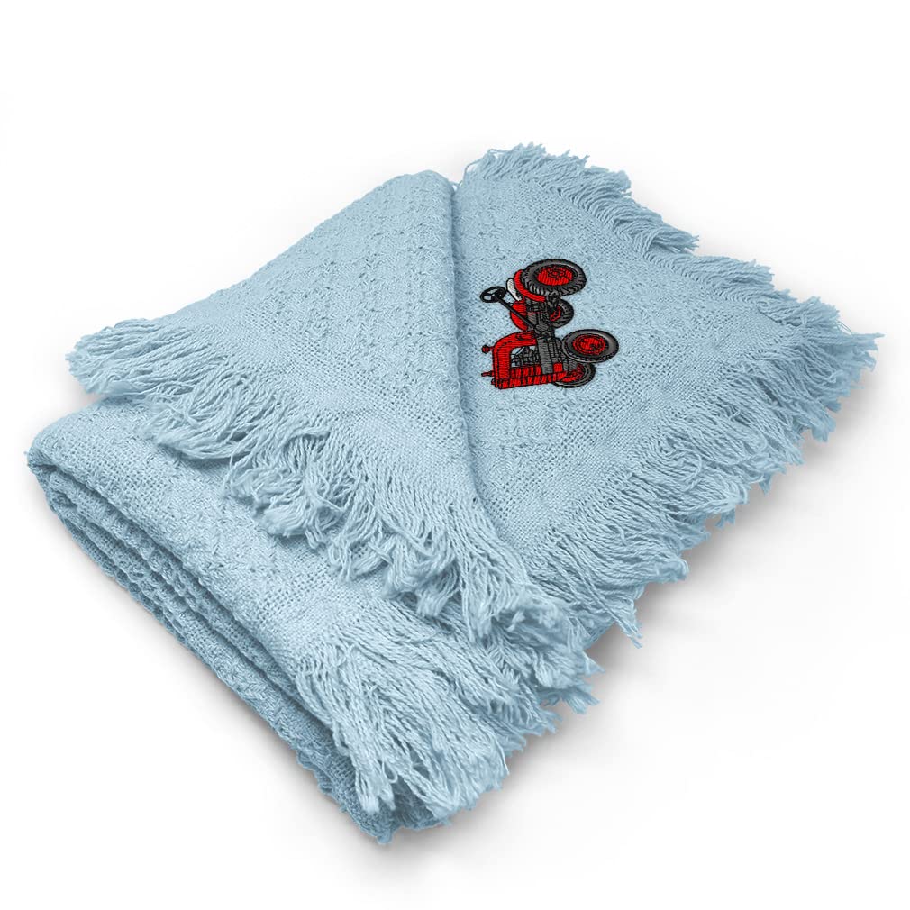 Premium Cotton Baby Blankets for Boys & Girls - Soft Nursery Bedding with Tractor Design | Perfect for Cribs, Strollers & Gift Giving